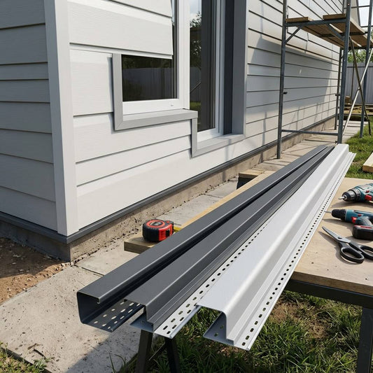 Aluminium Universal J-Trim Profile (3 m)